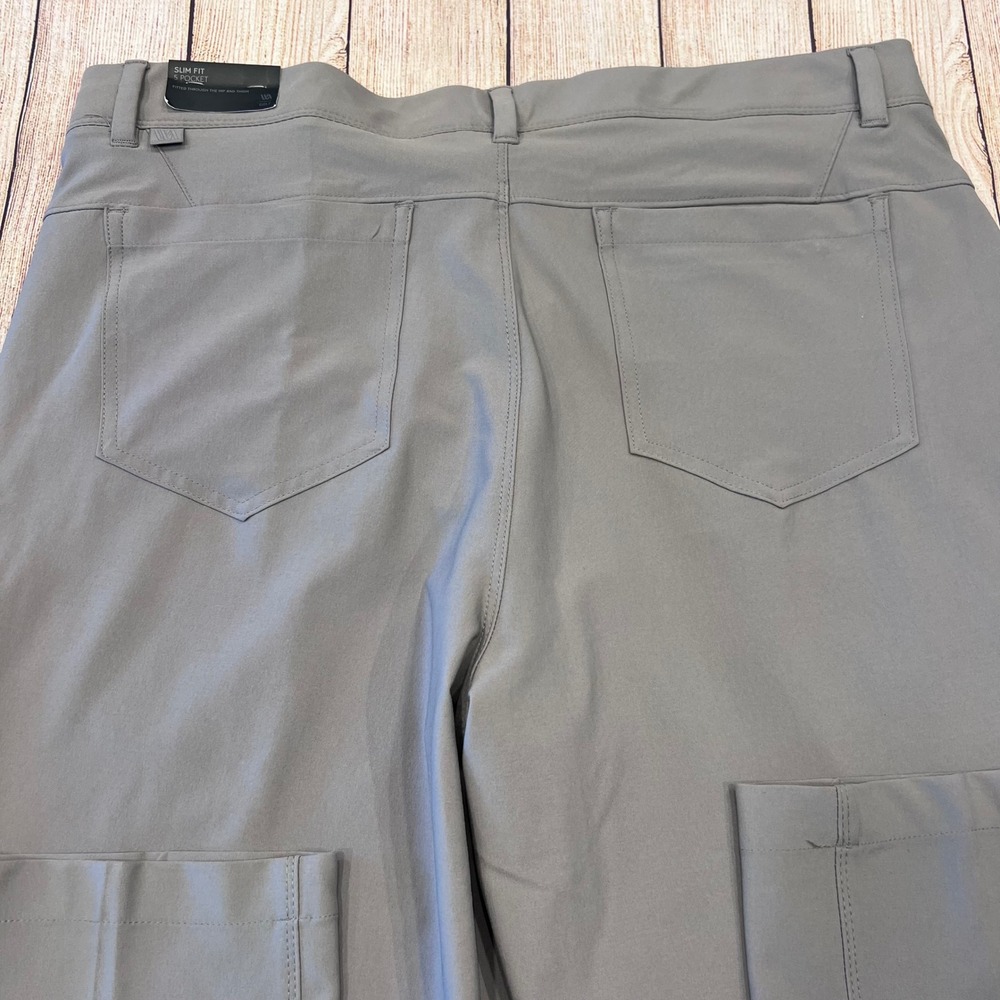 VRST Golf Mens 5 Pocket Slim Tech Pants Silver Shadow 36x34 MVG25004 Grey NWT - Picture 7 of 8